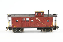 Load image into Gallery viewer, HO Brass Pacific Fast Mail V&T - Virginia & Truckee Outside Braced Caboose CP Private Road REPLACEMENT BOX