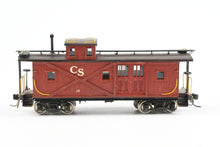 Load image into Gallery viewer, HO Brass Pacific Fast Mail V&T - Virginia & Truckee Outside Braced Caboose CP Private Road REPLACEMENT BOX