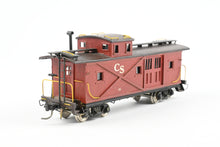 Load image into Gallery viewer, HO Brass Pacific Fast Mail V&T - Virginia & Truckee Outside Braced Caboose CP Private Road REPLACEMENT BOX