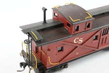Load image into Gallery viewer, HO Brass Pacific Fast Mail V&T - Virginia & Truckee Outside Braced Caboose CP Private Road REPLACEMENT BOX