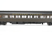 Load image into Gallery viewer, HO Brass W&R Enterprises NP - Northern Pacific Arch Window Coach Nos. 1370 - 1379 Custom Painted Pullman Green + Interior No. 1377