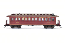 Load image into Gallery viewer, HOn3 Brass NWSL - NorthWest Short line OR&W - Ohio River & Western Coach CP D&RGW - Denver & Rio Grande Western #304