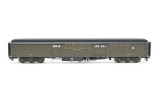 Load image into Gallery viewer, HO Brass W&R Enterprises NP - Northern Pacific Truss Rod Baggage Car Factory Painted Pullman Green No. 1595