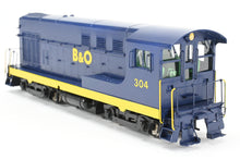 Load image into Gallery viewer, HO Brass OMI - Overland Models Inc. B&O - Baltimore & Ohio Fairbanks Morse FM H-10-44 w/Cab Overhang Custom Painted No. 304