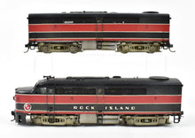 Load image into Gallery viewer, HO Brass Key Imports CRI&P - Rock Island ALCO FA-1/FB-1 Set Ph-II CP and Weathered No. 145