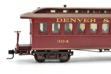 Load image into Gallery viewer, HOn3 Brass NWSL - NorthWest Short line OR&W - Ohio River & Western Coach CP D&RGW - Denver & Rio Grande Western #304