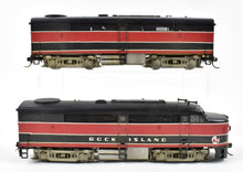 Load image into Gallery viewer, HO Brass Key Imports CRI&P - Rock Island ALCO FA-1/FB-1 Set Ph-II CP and Weathered No. 145