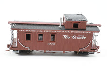Load image into Gallery viewer, HOn3 MRGS - Model Railroad General Store D&RGW - Denver & Rio Grande Western Long Caboose Custom Built & Painted Flying Rio Grande No. 0505