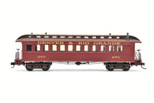 Load image into Gallery viewer, HOn3 Brass NWSL - Northwest Short line OR&W - Ohio River & Western Coach CP D&RGW - Denver & Rio Grande Western #270