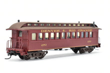 Load image into Gallery viewer, HOn3 Brass NWSL - Northwest Short line OR&W - Ohio River & Western Coach CP D&RGW - Denver & Rio Grande Western #270