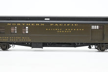 Load image into Gallery viewer, HO Brass W&R Enterprises NP - Northern Pacific Mail & Express Car Nos. 1443 - 1452 Factory Painted Pullman Green No. 1446
