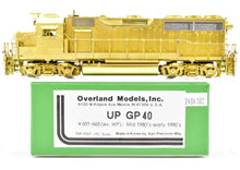 Load image into Gallery viewer, HO Brass OMI - Overland Models, Inc. UP - Union Pacific GP40 Nos. 651 - 665 (Ex. Western Pacific); Mid 1980's - Early 1990's