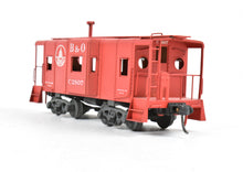 Load image into Gallery viewer, HO Brass Trains Inc. B&O - Baltimore and Ohio I-5B Bay Window Caboose Custom Painted NO BOX