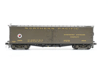 Load image into Gallery viewer, HO Brass W&R - W&R Enterprises NP - Northern Pacific Express Reefer #1800 - 1899 Version 2 Factory Painted Pullman Green Small Herald No. 1859