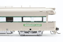 Load image into Gallery viewer, HO Brass Shoreham Shops CB&Q - Burlington Route Business Car “Burlington” CP BN - Burlington Northern “Mississippi River”