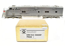 Load image into Gallery viewer, HO Brass Oriental Limited CB&Q - Burlington Route EMD E5A 2000 HP Phase 1 CB&Q "Silver Carrier"