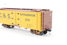 Load image into Gallery viewer, HOn3 Micro-Trains C&S - Colorado & Southern 30’ Composite Underframe Refrigerator Car FP No. 515