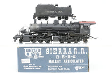 Load image into Gallery viewer, HO Brass PFM - United Sierra Railroad 2-6-6-2 Articulated Ex. Weyerhauser Timber Co. 1965 Run Can Motor + Custom Painted and Weathered No. 38