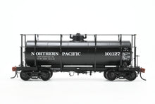 Load image into Gallery viewer, HO Brass W&R Enterprises NP - Northern Pacific Pressed Steel Car Co. High Walkway One Dome 8,000 Gallon Tank Car Pro-Painted No. 101127