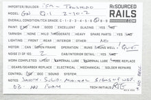 Load image into Gallery viewer, HO Brass PFM - Tenshodo GN - Great Northern Class Q-1 2-10-2 1965 Run MISSING BELL