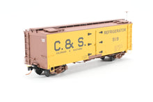 Load image into Gallery viewer, HOn3 Micro-Trains C&S - Colorado & Southern 30’ Composite Underframe Refrigerator Car FP No. 519