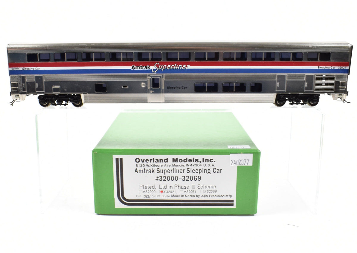 HO Brass OMI - Overland Models, Inc. Amtrak Phase III 