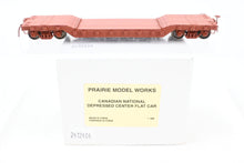 Load image into Gallery viewer, HO Brass Prairie Model Works CNR - Canadian National Railway Depressed Center Flat Car Factory Painted/Un-Lettered