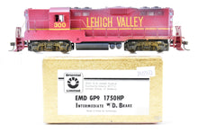 Load image into Gallery viewer, HO Brass Oriental Limited LV - Lehigh Valley EMD GP9 1750 HP Intermediate Dynamic Brake CP & Weathered
