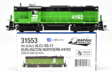 Load image into Gallery viewer, HO NEW Rapido Trains, Inc. BN - Burlington Northern ALCO RS-11 FP Green/Black #4195 W/ ESU DCC & Sound