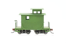 Load image into Gallery viewer, HOn3 Brass WMC - Westside Model Co. Westside Lumber Co. Short Caboose No. 7 Custom Painted Green