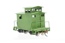 Load image into Gallery viewer, HOn3 Brass WMC - Westside Model Co. Westside Lumber Co. Short Caboose No. 7 Custom Painted Green