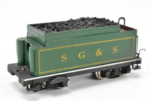 Load image into Gallery viewer, HOn3 Brass Balboa D&RGW - Denver & Rio Grande Western T-12 4-6-0 Custom Built and CP Private Road SG&S #5 w/FED Tender and Can Motor Upgrade AS-IS