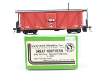 Load image into Gallery viewer, HO Brass CON OMI - Overland Models, Inc. GN - Great Northern "Bay Window" Wooden Caboose No. X-320 Custom Painted