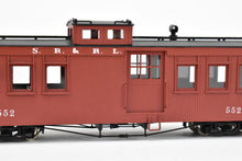 Load image into Gallery viewer, HOn30 Brass The Car Works SR&RL - Sandy River And Rangeley Lakes Caboose #552 FP