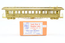 Load image into Gallery viewer, On2 Brass The Car Works SR&RL - Sandy River & Rangeley Lakes Coach Nos. 21-22