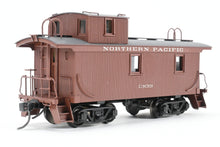 Load image into Gallery viewer, HO Brass NWSL - Northwest Short Line NP - Northern Pacific Wood Caboose Custom Painted No. 1305
