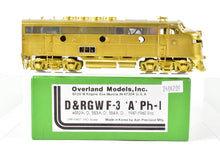 Load image into Gallery viewer, HO Brass OMI - Overland Models Inc. D&RGW - Denver & Rio Grande Western EMD F-3 A unit PH-1 1947-1960 era u/p