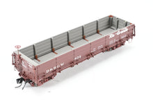Load image into Gallery viewer, HOn3 Blackstone Models D&RGW - Denver & Rio Grande Western Drop Bottom Gondola Flying Grande Herald No. 834