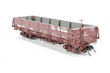 Load image into Gallery viewer, HOn3 Blackstone Models D&RGW - Denver & Rio Grande Western Drop Bottom Gondola Flying Grande Herald No. 834