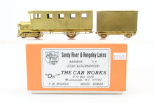 Load image into Gallery viewer, On2 Brass The Car Works SR&RL - Sandy River & Rangeley Lakes Railbus No. 4 (Also B&H and Edaville).