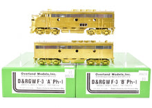 Load image into Gallery viewer, HO Brass OMI - Overland Models Inc. D&RGW - Denver & Rio Grande Western EMD F-3 A/B Unit Set PH-1 1947-1960 era u/p