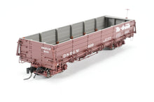 Load image into Gallery viewer, HOn3 Blackstone Models D&RGW - Denver & Rio Grande Western Drop Bottom Gondola Flying Grande Herald No. 800