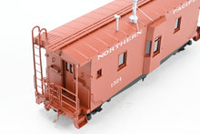 Load image into Gallery viewer, HO Brass W&R Enterprises NP - Northern Pacific 36' Bay Window Caboose "AB" Brakes Version 3 Factory Painted Mineral Red No. 1524