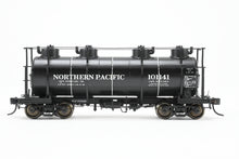 Load image into Gallery viewer, HO Brass W&R Enterprises NP - Northern Pacific Pressed Steel Car Co. High Walkway Four Dome 8,000 Gallon Tank Car Custom Painted & Weathered No. 101141