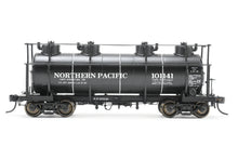 Load image into Gallery viewer, HO Brass W&R Enterprises NP - Northern Pacific Pressed Steel Car Co. High Walkway Four Dome 8,000 Gallon Tank Car Custom Painted & Weathered No. 101141