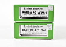 Load image into Gallery viewer, HO Brass OMI - Overland Models Inc. D&RGW - Denver & Rio Grande Western EMD F-3 A/B Set Phase-1 1947-1960 Era