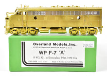 Load image into Gallery viewer, HO Brass OMI - Overland Models Inc. WP - Western Pacific EMD F7A - Nos. 913, 921 w/Snowplow Pilot 1970 Era