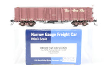 Load image into Gallery viewer, HOn3 Blackstone Models D&RGW - Denver & Rio Grande Western High Side Gondola Flying Grande Herald No. 1258