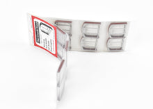 Load image into Gallery viewer, HO Brass TCY - The Coach Yard PRR - Pennsylvania Railroad Super Flexible Working Full-Width Diaphragms 6-Pair FP Tuscan Red