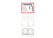 Load image into Gallery viewer, HO Brass TCY - The Coach Yard PRR - Pennsylvania Railroad Super Flexible Working Full-Width Diaphragms 6-Pair FP Tuscan Red